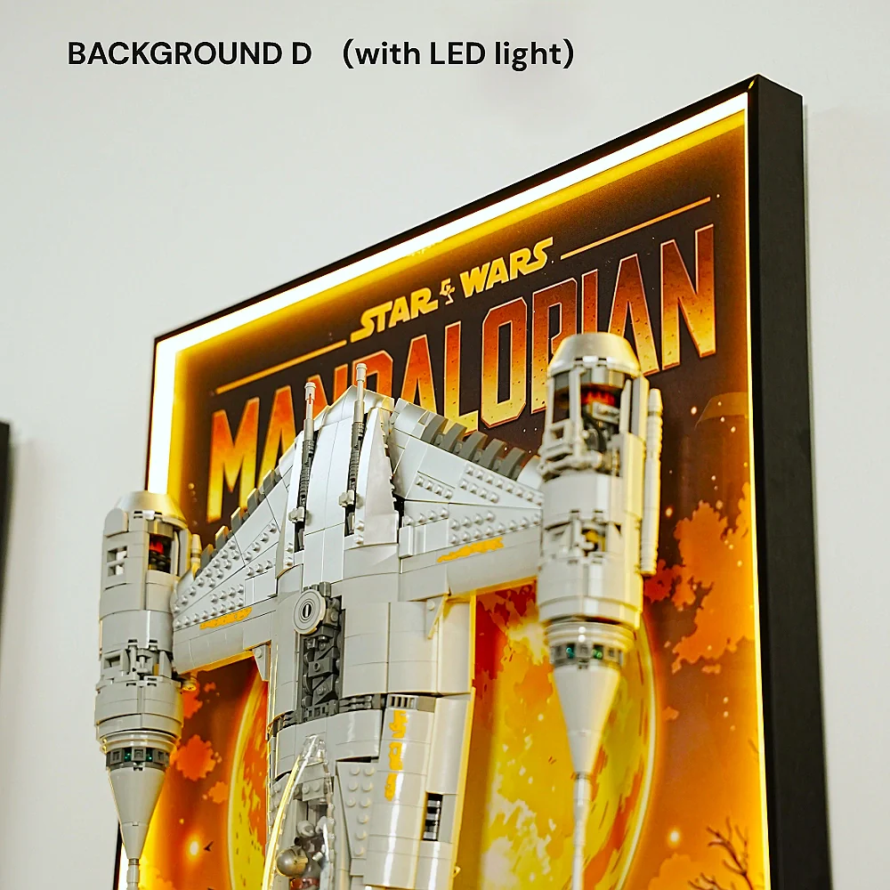 Wall Display Frame for LEGO® Star Wars™ The Mandalorian's N-1 Starfighter (75442)|Pre-order products will be shipped within 15 days - Image 8