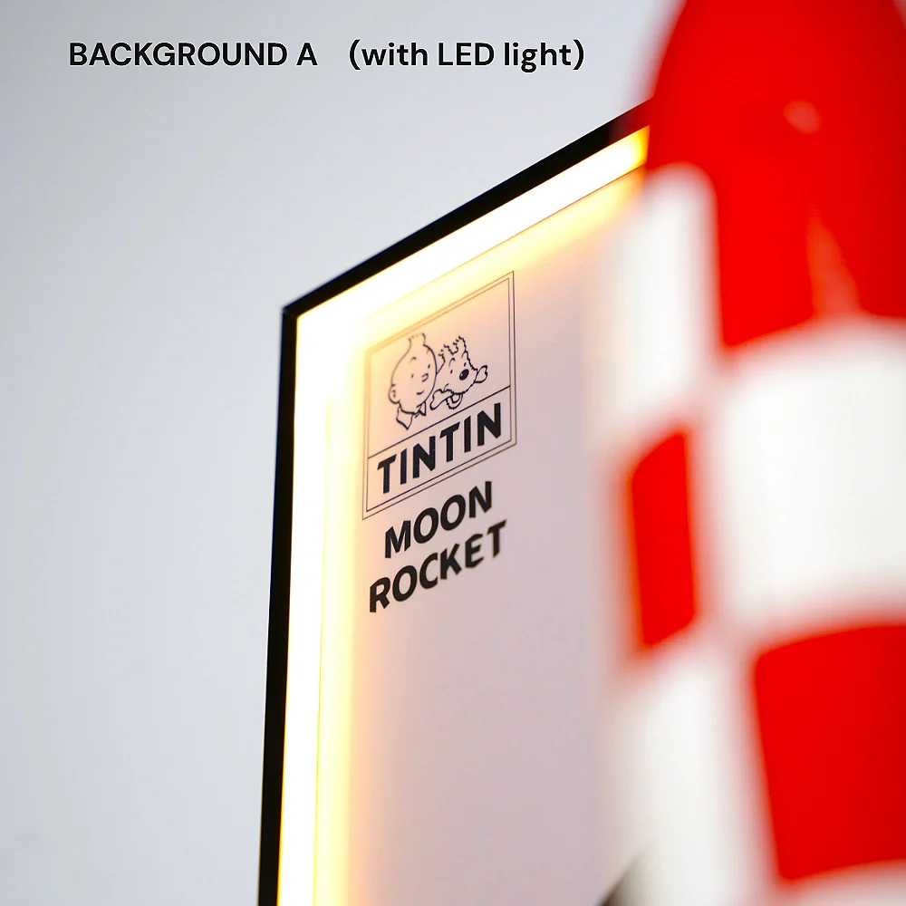 Wall Display Frame for LEGO® Tintin Moon Rocket (21367) - Image 15