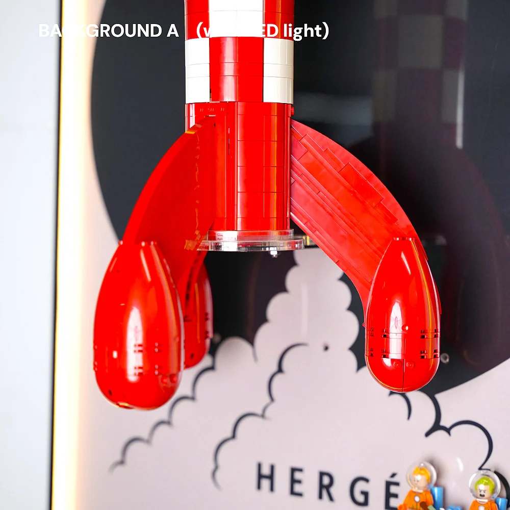 Wall Display Frame for LEGO® Tintin Moon Rocket (21367) - Image 16