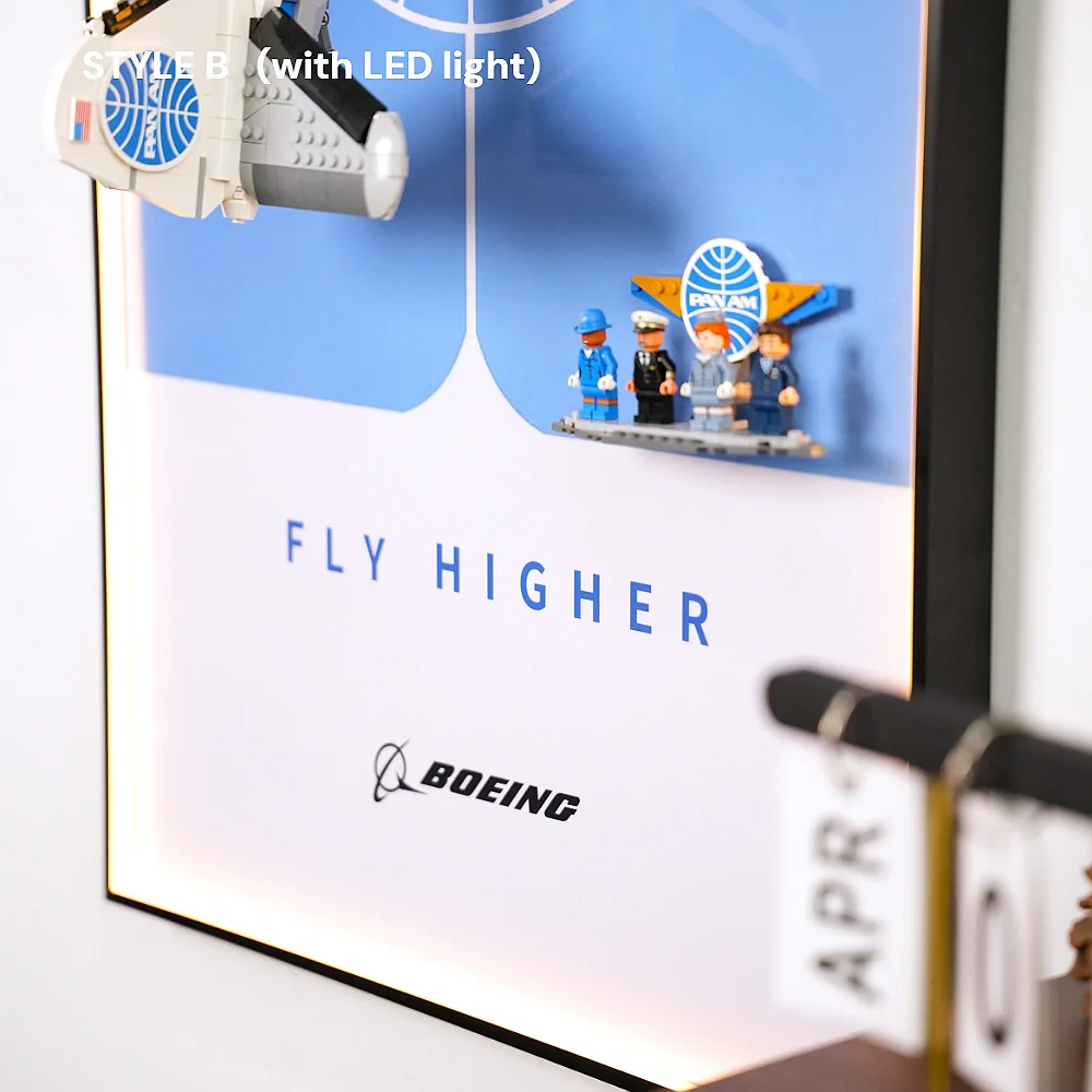 Wall Display Frame for LEGO® Douglas DC-3 PAN AM Airliner (11378) - Image 16