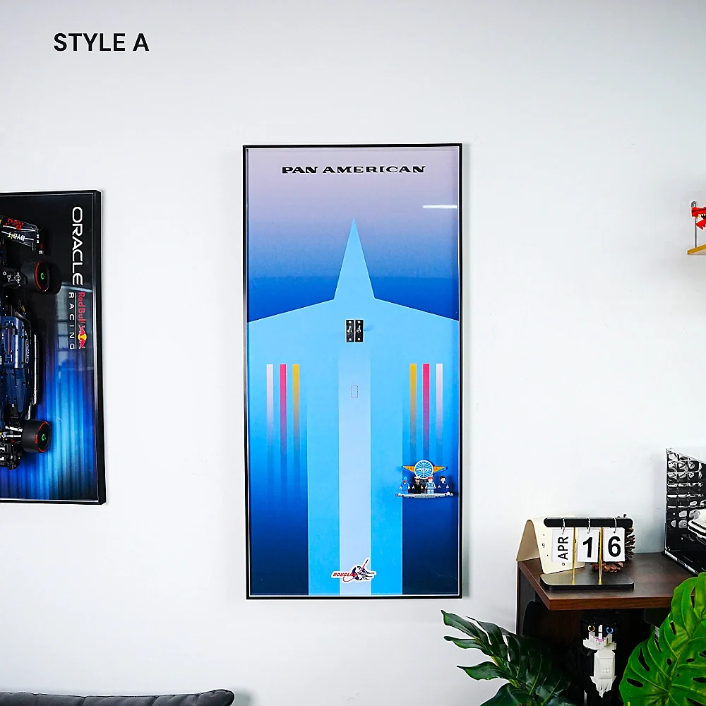 Wall Display Frame for LEGO® Douglas DC-3 PAN AM Airliner (11378) - Image 5