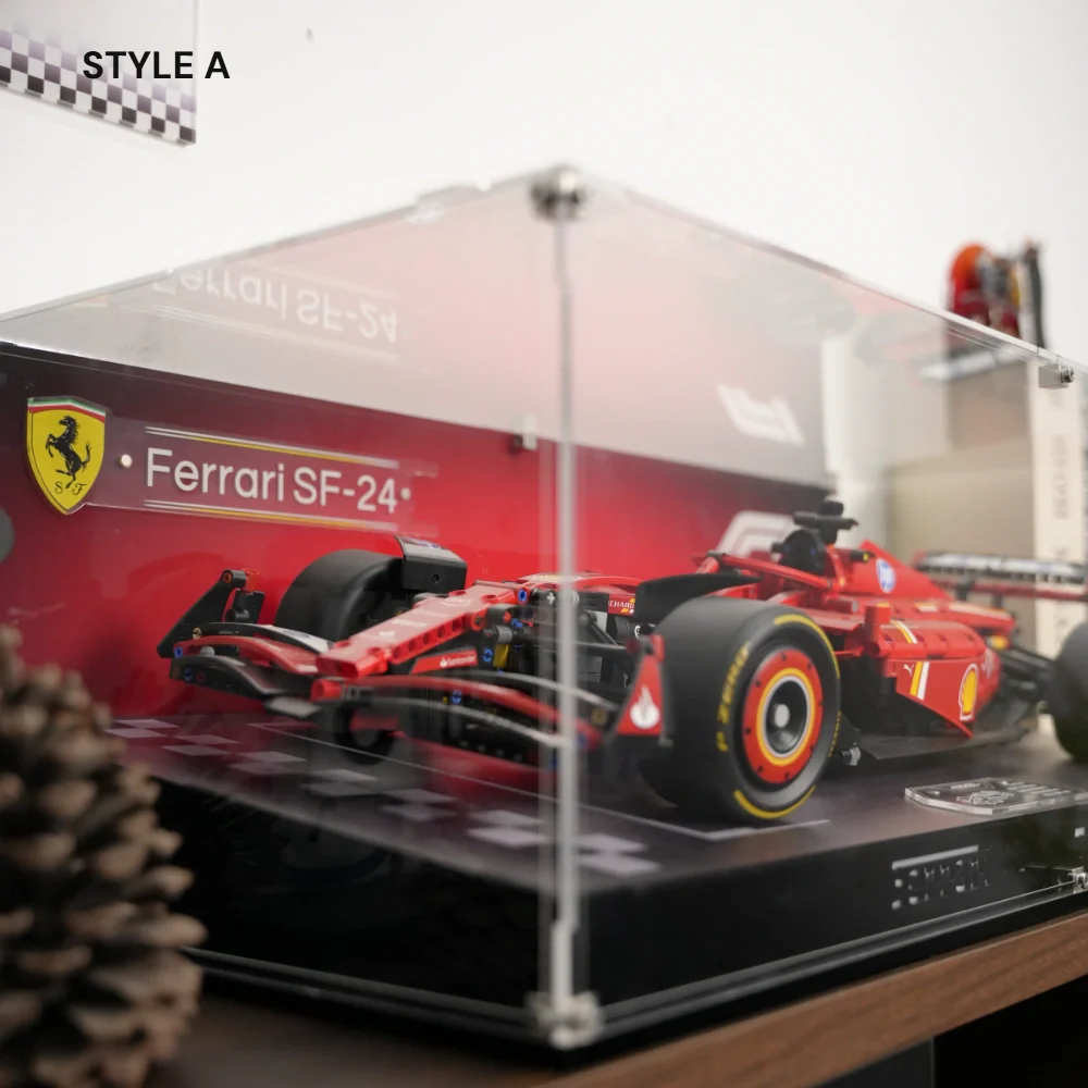 LEGO F1 Display Acrylic Case for Ferrari SF-24 F1 Race Car (42207) - Image 5
