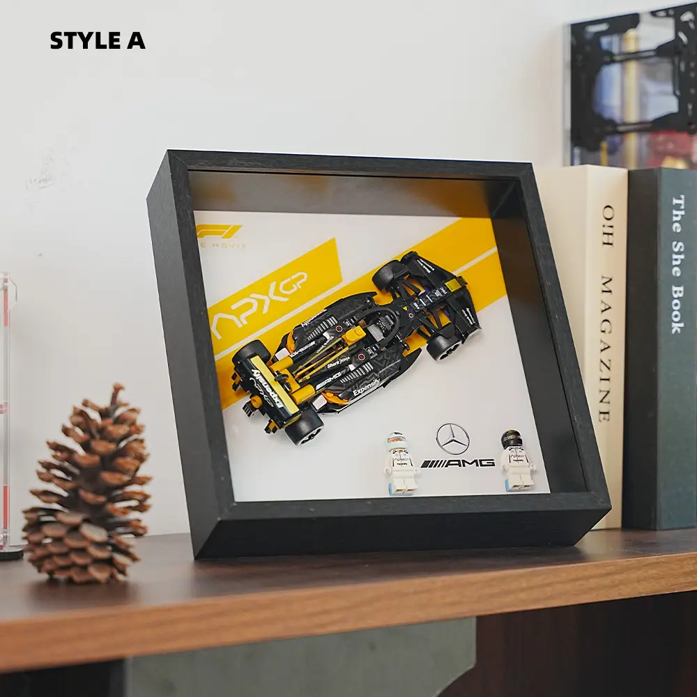 LEGO F1 Display Case for APXGP Team Race Car from The Movie (77252) - Image 4