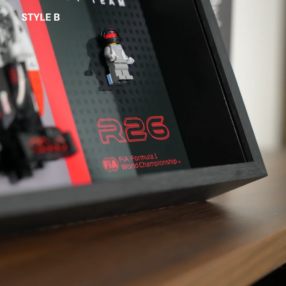 LEGO F1 Display Case for Speed Champions Audi Revolut F1 Team R26 Race Car(77259) - Image 15
