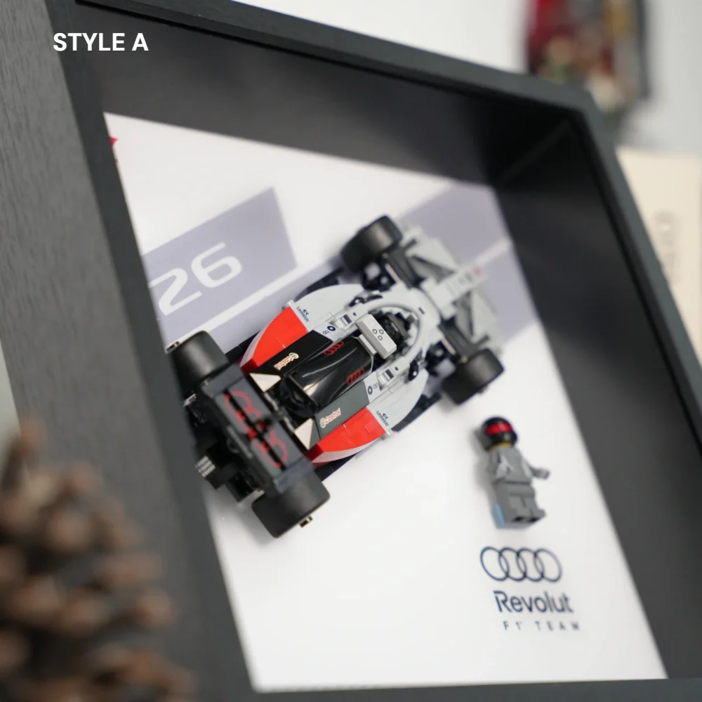 LEGO F1 Display Case for Speed Champions Audi Revolut F1 Team R26 Race Car(77259) - Image 6