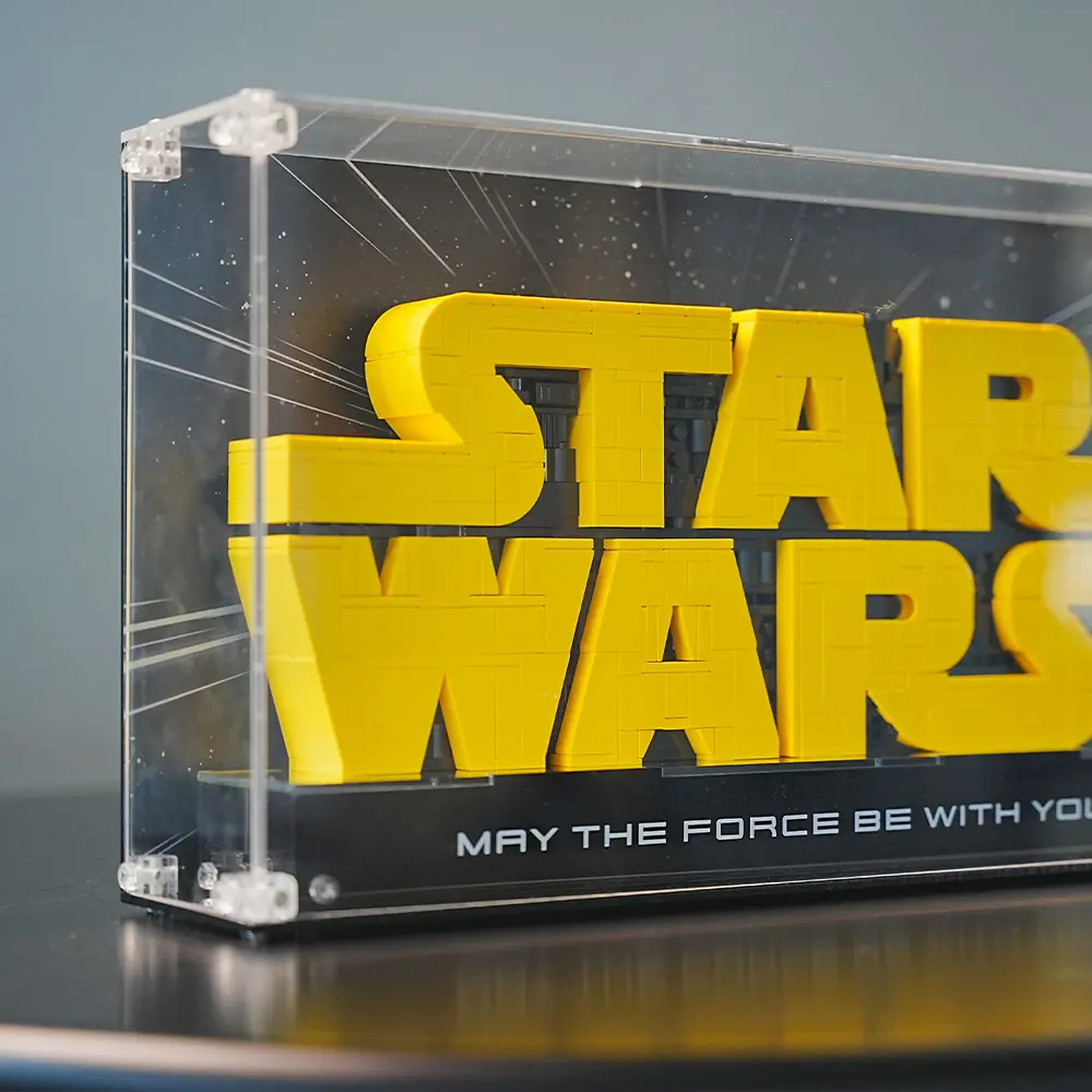 LEGO Display Case for Brick-Built Star Wars™ Logo (75407) - Image 4