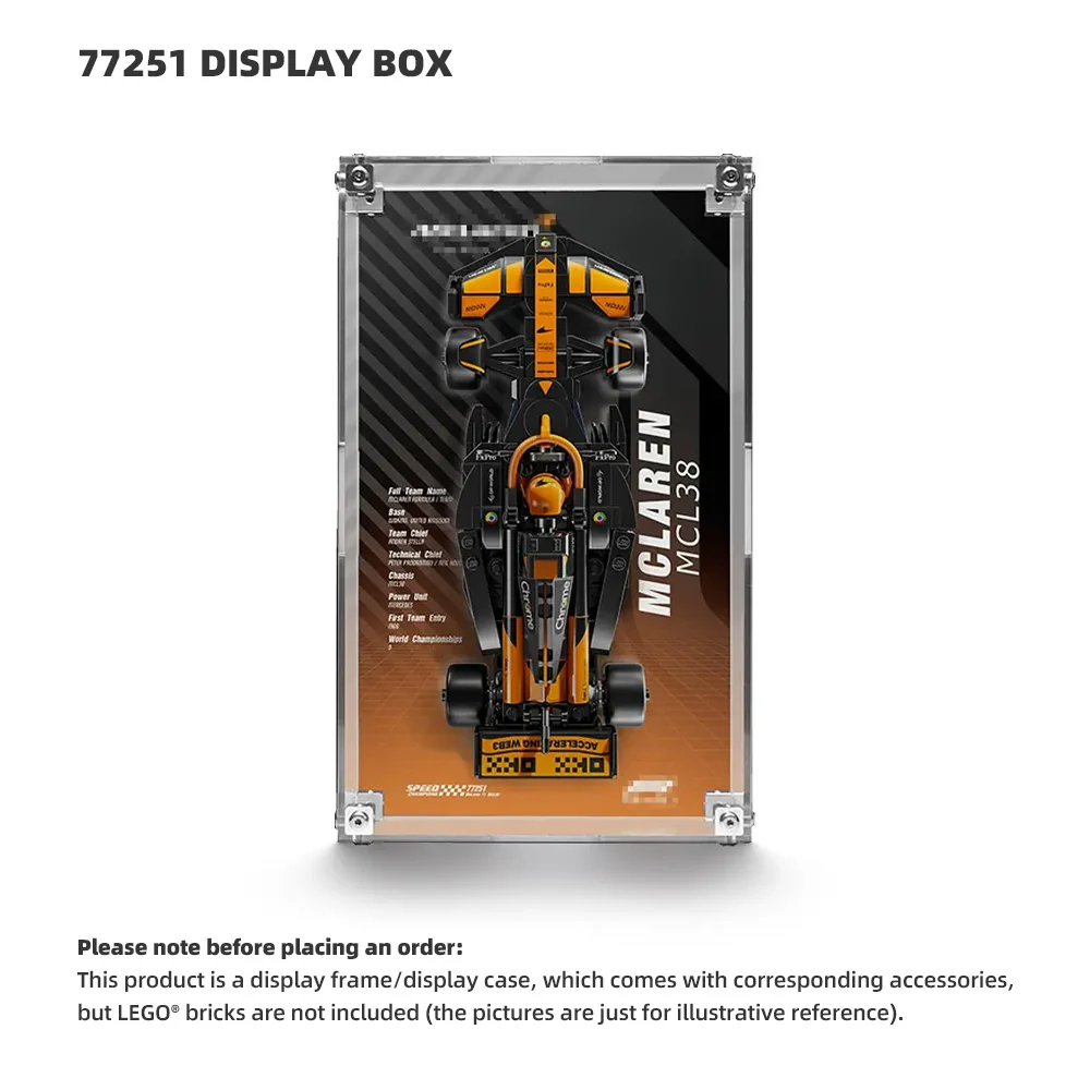 LEGO F1 Display Case for Speed Champions  series PLUS - Image 11