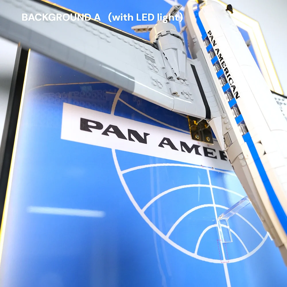 Wall Display Frame for LEGO® Douglas DC-3 PAN AM Airliner minus(11378) - Image 7