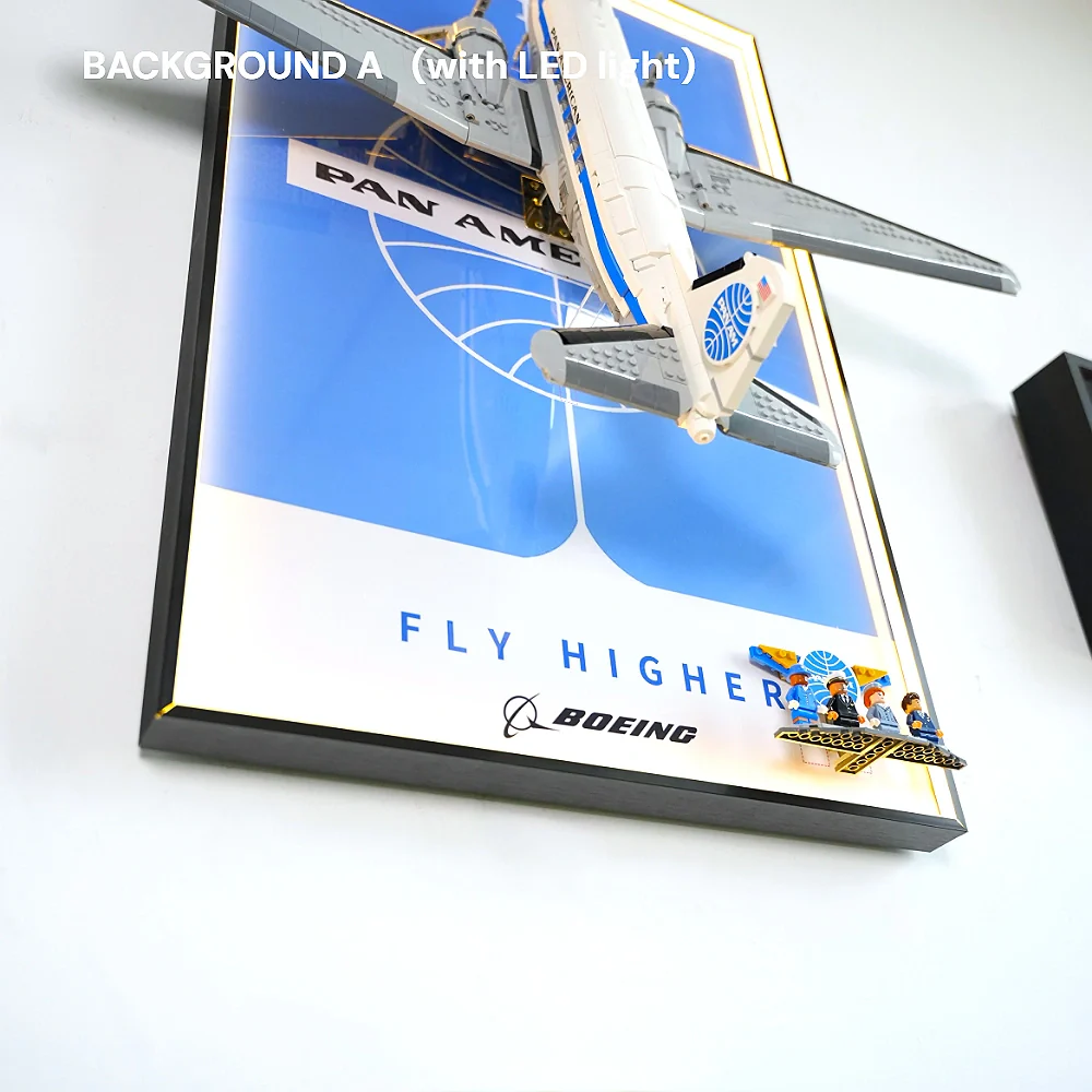 Wall Display Frame for LEGO® Douglas DC-3 PAN AM Airliner minus(11378) - Image 8