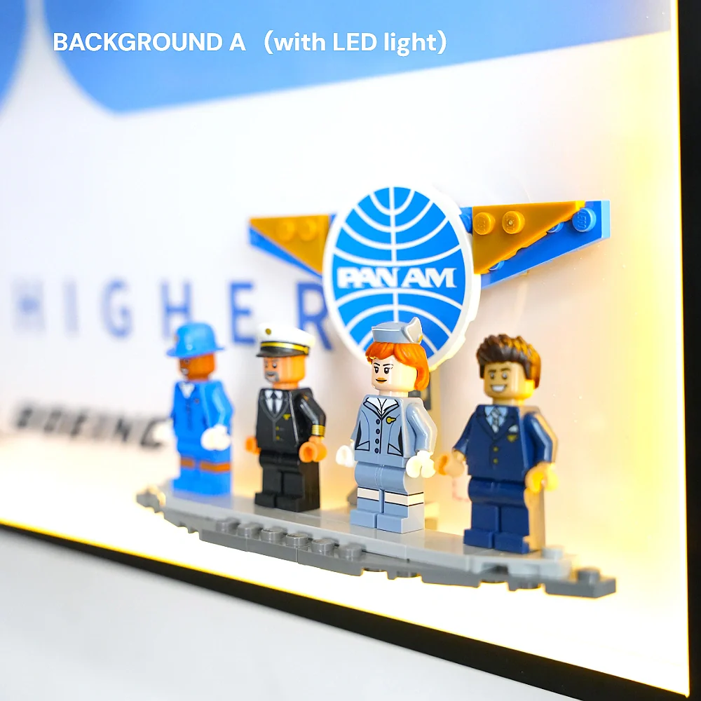 Wall Display Frame for LEGO® Douglas DC-3 PAN AM Airliner minus(11378) - Image 9
